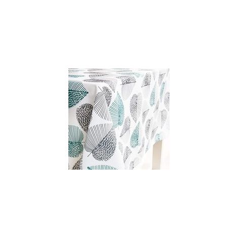 Nappe carrée imperméable Oxford, menthe, 140 x 180 cm – (1/5)