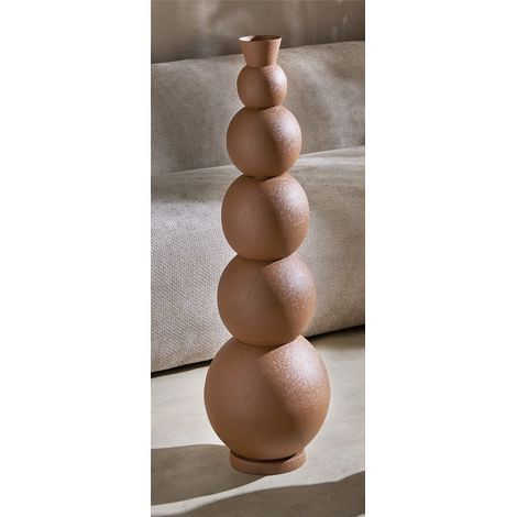 Vase Sphères Métal Terre Cuite 86 cm. 26Dx86 cm (1/3)