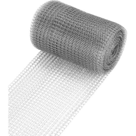 Treillis Métallique En Acier Inoxydable, 6M x 127mm Grillage Fine Maille, Grille Maille Métallique Anti Rongeur Pour La Protection Des Rongeurs, Protection Des Semis Et Des Graines (1/5)