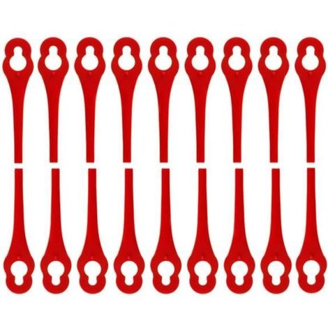 Lot de 100 Lames de Rechange pour Florabest Coupe Bordure LIDL FRTA 20 A1,FAT 18B2, FAT 18B3 (1/4)