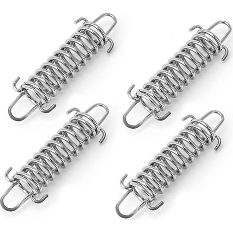 4 piezas,Muelle de tensión para tienda de campaña,Muelles de tensión para toldo,Hebilla de muelle de alta resistencia (1/5)