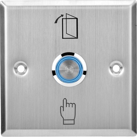 Système de contrôle d'accès par bouton de sortie avec interrupteur d'ouverture de porte et voyant lumineux