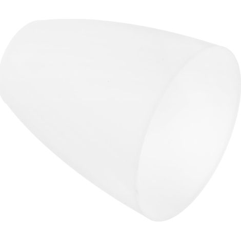 Abat Jour Plastique Blanc pour Lampe de Bureau, Petit Abat-jour Simple et Classique Texture Lisse, Couverture de Remplacement pour Lampe de Chevet (1/5)