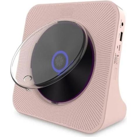 1 lecteur CD Bluetooth, haut-parleur intégré, écran LCD, entrée AUX et USB, pour salon ou chambre