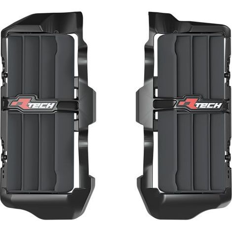RACETECH (RTECH) 2025/12 GRANDI COPERTURE DI ASPIRAZIONE RADIATORE (GRIGLIE) BETA RR 125 / 200 / 250 / 300 X-PRO / RACE '25, RR 350 / 390 / 430 / 450 / 480 X-PRO / RACE '25, NERO
