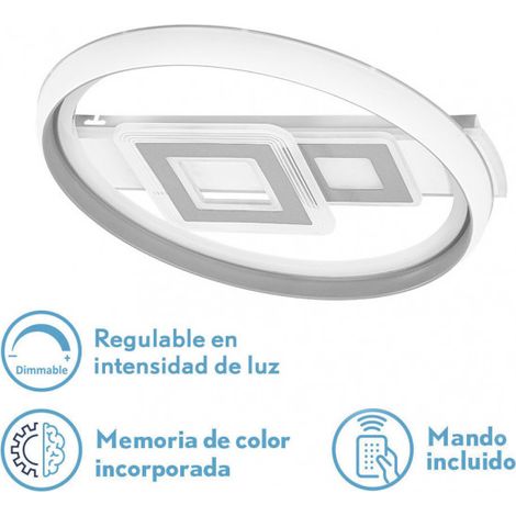 Plafonnier abrila SUCRE blanc 51 cm 80 watts LED