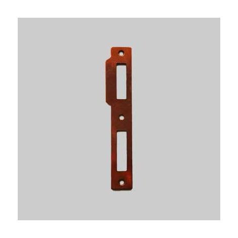 Contropiastra per serratura patent quadra bonaiti ottonata