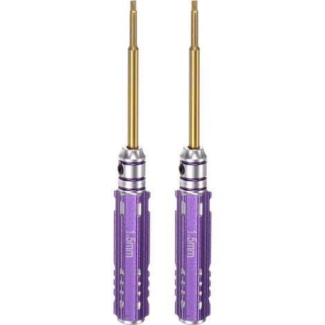 RC Tournevis Hexagonaux 1,5mm Mini Tournevis Hex en Titane 2Pcs (1/5)