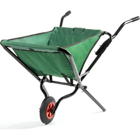 Carretilla de Carga  Carreta de Acero Resistente hasta 60 kg  Carro de Carga 120 x 68 x 43 cm  Ideal para Transporte (1/5)