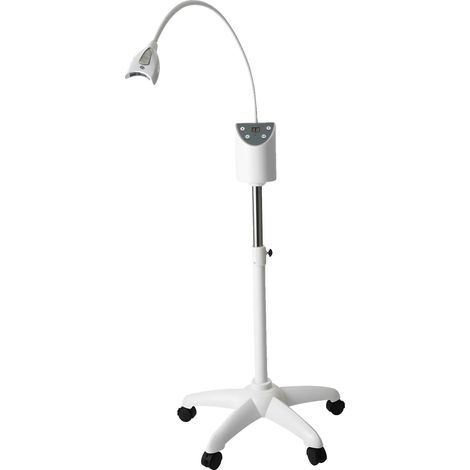 Máquina blanqueadora dental, luz LED azul fría, temporizador ajustable, color negro. (1/2)