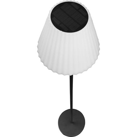 Lampe de table solaire, lampadaire étanche rechargeable sans fil à intensité variable pour restaurant/chambre/bar/camping/café (1/2)