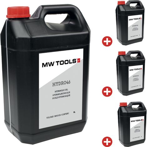Pack de 4 x 5L d'huile hydraulique Hydro 46 MW Tools PACK HYDRO 46 20L (1/2)