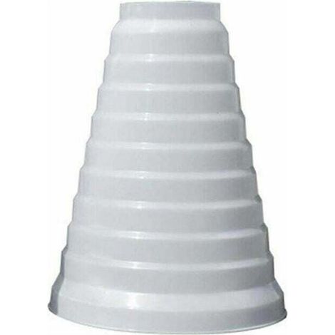 Réducteur universel PVC 80/200mm – Réducteur de tuyau rond pour ventilation – Compatible climatisation et ventilateurs extracteurs (1/4)