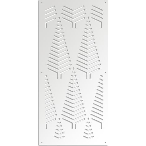 SPEAR - Pannello in PVC traforato - Parasole - Colore: bianco - Misura: 50x150 cm (1/3)