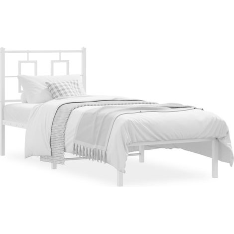 Maison Exclusive - Estructura cama sin colchón con cabecero metal (1/5)