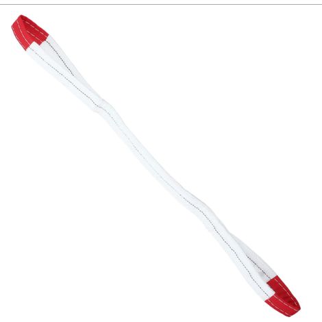 Cinghia di sollevamento industriale in tela di polipropilene bianca al 100%, 1 tonnellata, 1 metro, cinghia piatta resistente per spostare e movimentare mobili pesanti. (1/5)