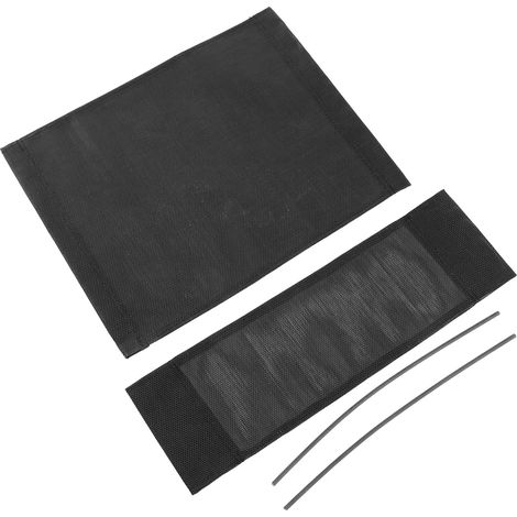 Chaise Gain de Remplacement pour Toile en Place Pliante D'extérieur Tissu Respirant Noir Assuré Loisirs Plein Air et Camping (1/5)
