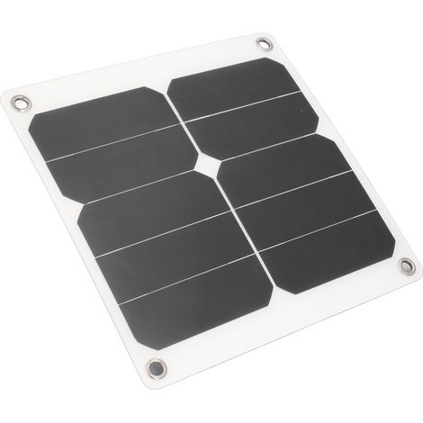 15-W-Solarpanel, USB-Anschluss, hohe Umwandlungseffizienz, 5-V-tragbare Solar-Powerbank für Camping, Wandern und Radfahren (1/5)