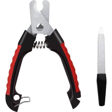 Coupe-ongles pour chiens - Avec lime intégrée - Coupe-ongles pour animaux - Coupe-ongles en acier inoxydable - Toilettage (1/5)