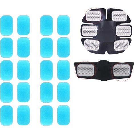 EMS-Nackenmassage-Gelpads, austauschbare Muskelmassage-Sticker, Muskelstimulator, Physiotherapie-Zubehör  05232-AquaForge