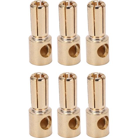 Lot de 10 Connecteurs Banana Haute Précision, Technologie CNC, Anti-Oxydation, Excellente Conductivité, pour Câblage DIY (1/5)