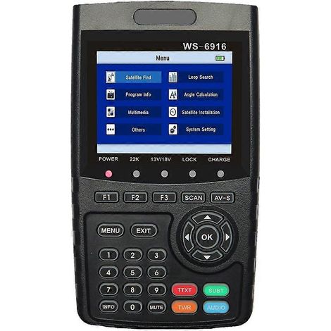Pour récepteur satellite Satlink WS-6916 WS 6916 DVB-S2/S Sat Finder pour la recherche de signal satellite MPEG-2/MPEG-4 H.265 (États-Unis) (1/5)