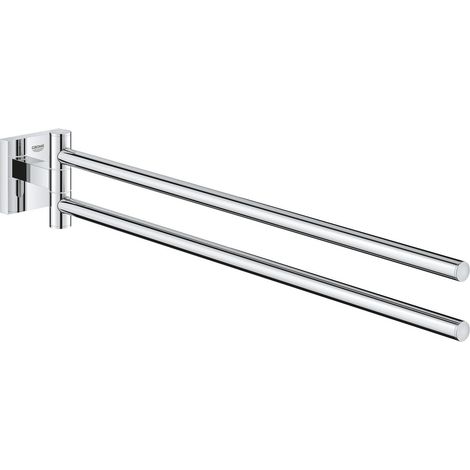 Grohe QuickFix Start Cube - Portasciugamani doppio, lunghezza 44 cm, cromo 40976000 (1/3)