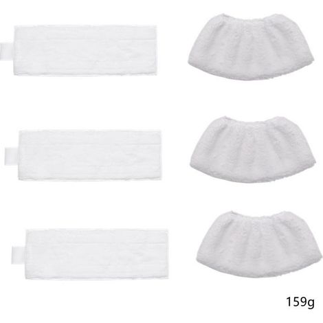 Kit de nettoyage de remplacement pour nettoyeurs vapeur Karcher SC1, SC2, SC3, SC4 et SC5 - 2 x 3 pièces (1/5)