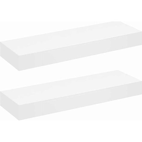 Maison Exclusive - Mensole con Cassetti 2 pz Bianco 80 cm (1/5)
