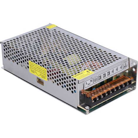 Alimentation à découpage CC avec protection contre les courts-circuits, haute durabilité, large gamme d'applications, transformateur S-250-12 (1/5)