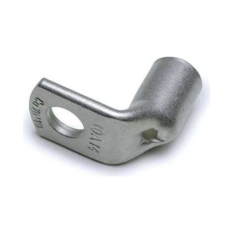 Cosse de câble à œillet nues 10 mmq Trou 8 mm plié 90