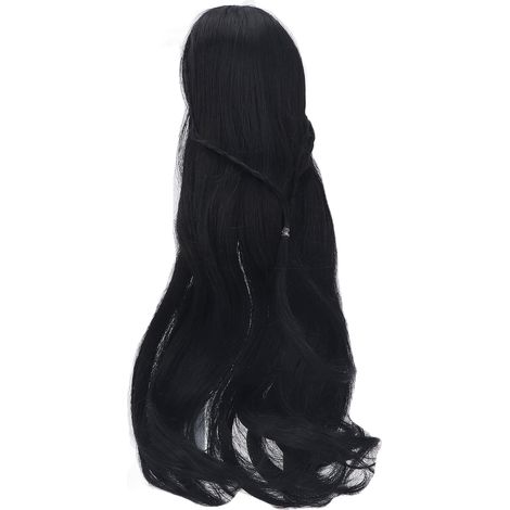 Perruque Noire Bouclée pour Poupée 20-23 cm, Idée Cadeau Fête des Enfants Fille (1/5)