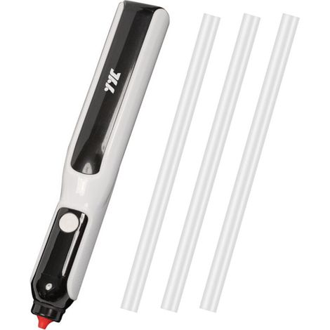 Machine à colle thermofusible électrique, outil d'extrusion de lithium portable sans fil, applicateur de bâton de colle de 7 mm pour la maison, le bricolage, l'artisanat, les articles adhésifs faits à (1/5)