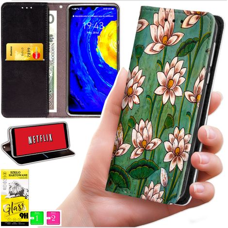 Brieftaschenhülle für Samsung Galaxy A36 / A56 – Blue Moon Cover Print + 9H-Glas (1/5)
