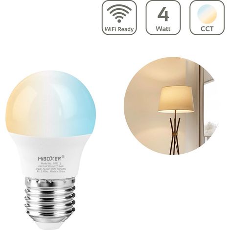 MiBoxer CCT Lampe 4W DUAL WHITE E27 WiFi ready FUT111 (1/5)