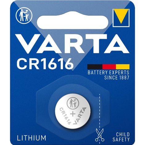 Batteria a bottone al litio Varta CR 1616 per bilancia, orologio, telecomando 3V (1/3)