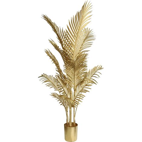 plante kentia dorée élégante en pot pour décoration florale - doré lumineux (1/3)