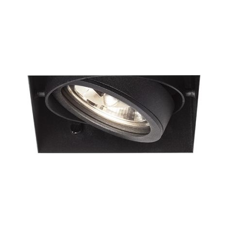 Faretto ELECTRA I nero 12V G53 50W