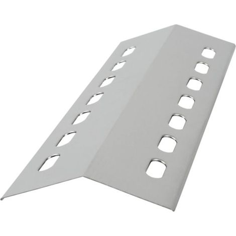 BBQ-Toro Distributore di fiamma in acciaio inox, coperchio del bruciatore, 41 x 14 cm