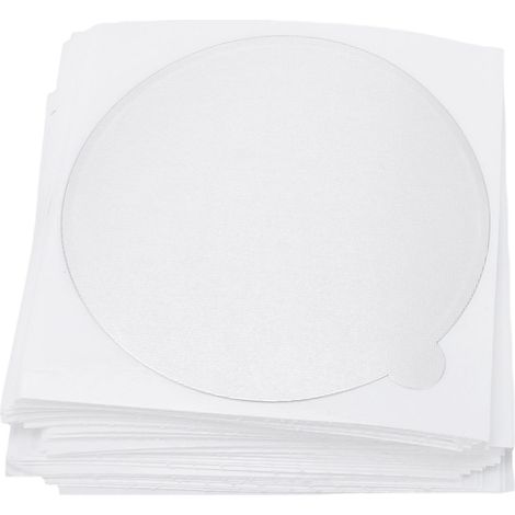 50 multifunktionale Aluminium-Verschlusskappen für Kaffeekapseln, Kapselaufkleber, 56,5 mm/2,2 Zoll Ersatzkappe. (1/5)