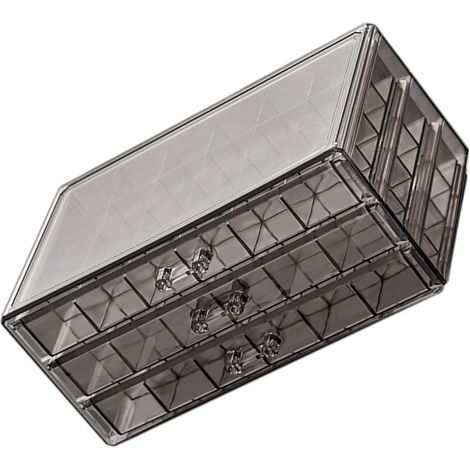 Présentoir à Bijoux Boîte de Rangement pour Boucles Oreilles Bagues et Colliers Compact et Décoratif (1/5)