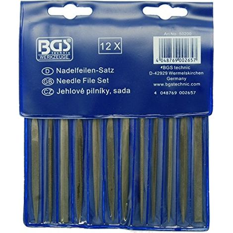 Set lime aiguille bgs technic acier 12 pièces 140 mm (1/3)