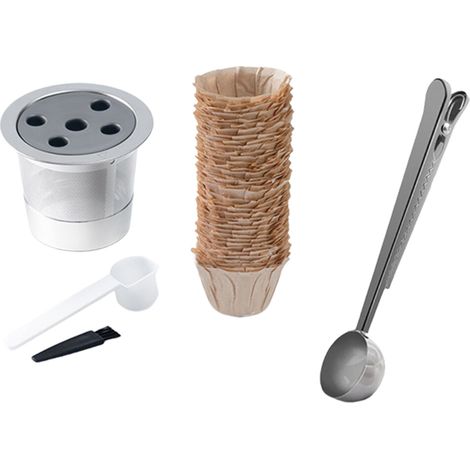 Tazze da caffè ricaricabili, filtri per caffè, set da 8 tazze