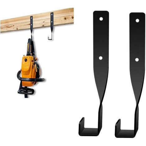 Lntyq Weedeater Hanger Support de rangement mural robuste pour tronçonneuse Crochets de rangement multifonction pour garage outils de garage (1/4)
