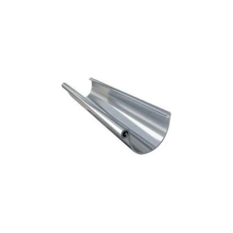 Gouttière zinc 4 mètres – Pince et boudin 18mm – Diamètre 33mm – Accessoire pour gouttière durable