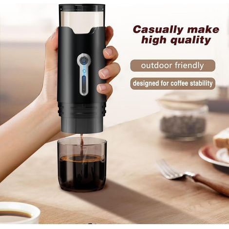 Tragbare Kaffeemaschine fürs Auto. Ideal für Camping, Caravaning, Wandern und das Büro, ohne automatische Heizfunktion. (1/5)