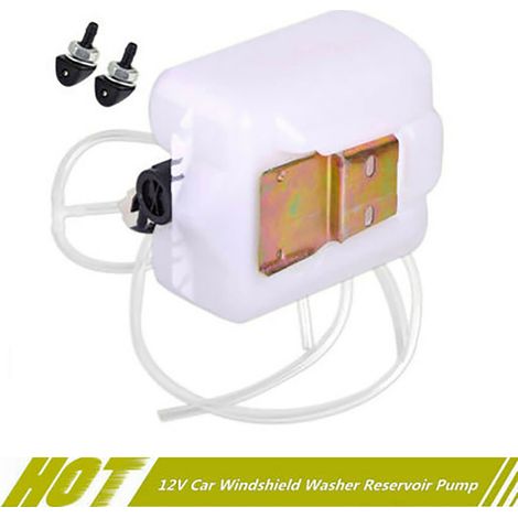 [Yuexinghui] Scheibenwaschbehälter für Autos mit 12V-Pumpe, Schlauch und Universaldüse (Bild dient nur der Veranschaulichung) (1/5)