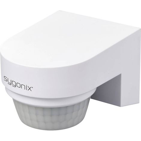 Sygonix SY-6733030 parete, montaggio superficiale Rilevatore di movimento ad infrarossi passivo PIR 240 ° Relè Bianco I (1/5)