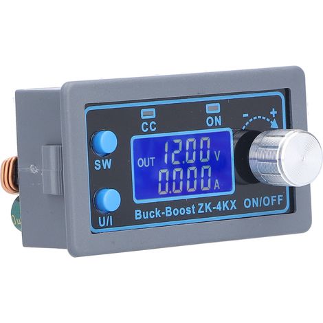 Régulateur convertisseur DC-DC élévateur/abaisseur, module d'alimentation régulée programmable et ajustable, adapté aux équipements électroniques (ZK-4KX). (1/5)