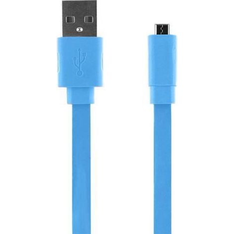 Câble De Charge Usb Micro Usb - 20 Cm - Bleu